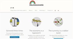 Desktop Screenshot of kleureneconomie.nl